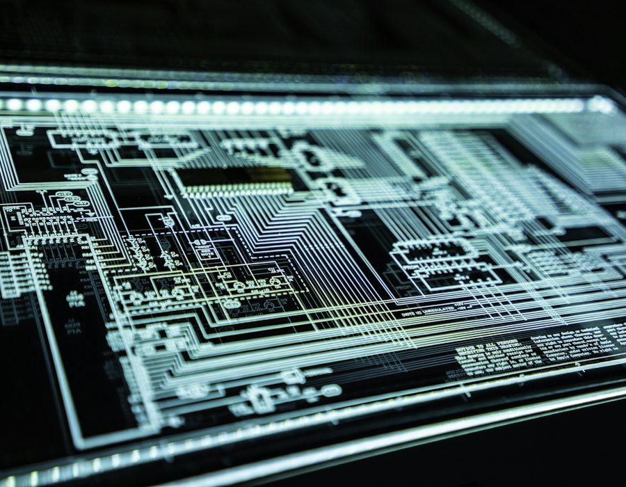 Close view of a secure hardware circuit, standing in for ethical security work